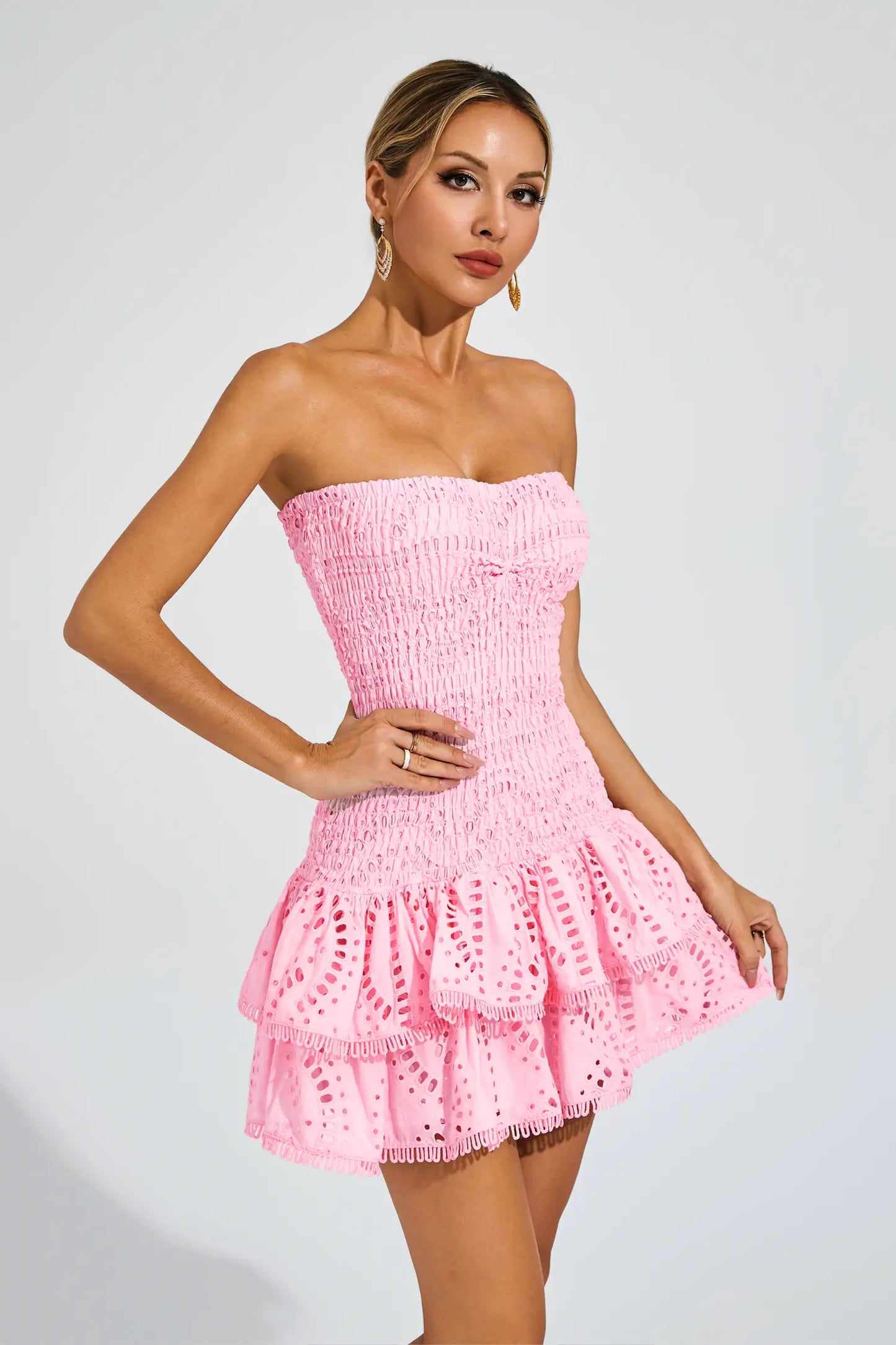 Bert Ruffle Mini Dress