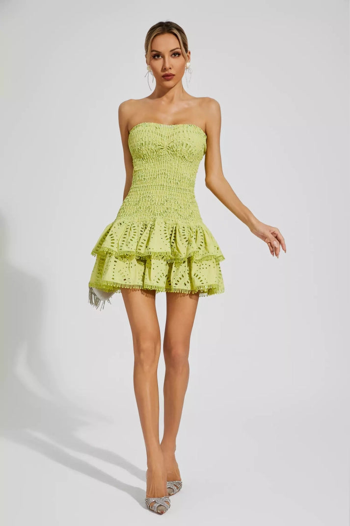 Bert Ruffle Mini Dress