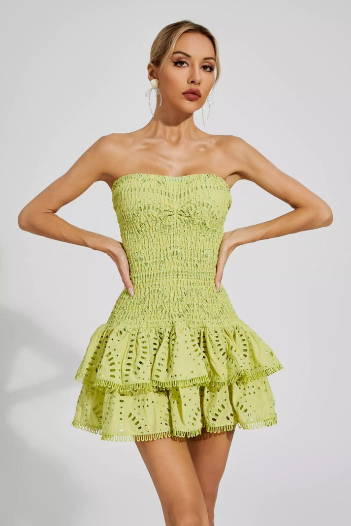 Bert Ruffle Mini Dress