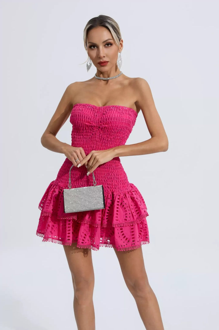 Bert Ruffle Mini Dress