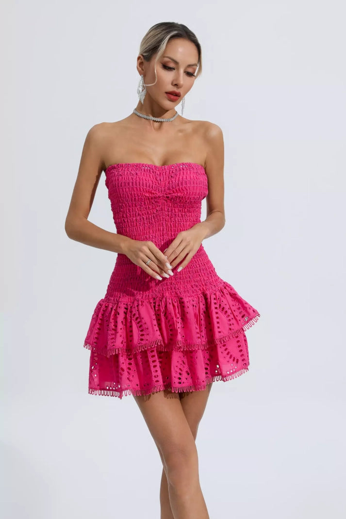 Bert Ruffle Mini Dress